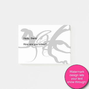 De duikers: Abstract Zwart & Wit Post-it® Notes