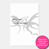 De duikers: Abstract Zwart & Wit Post-it® Notes