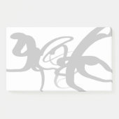 De duikers: Abstract Zwart & Wit Post-it® Notes (Voorkant)