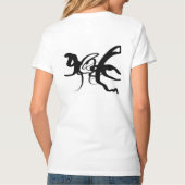 De duikers: Abstract Zwart & Wit T-shirt (Achterkant)