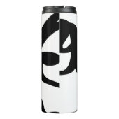 De duikers: Abstract Zwart & Wit Thermosbeker (Achterkant)