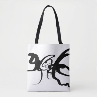 De duikers: Abstract Zwart & Wit Tote Bag