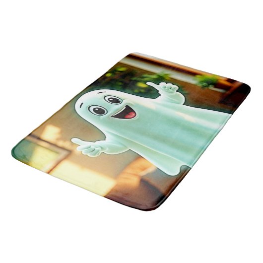 De duimen van Happy Ghost Badmat (Gekanteld)