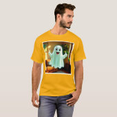 De duimen van Happy Ghost T-shirt (Voorkant volledig)