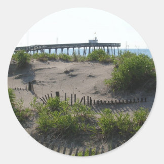 De duinen ronde sticker