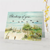 De Duinen van het zand en de BuitenBanken Kaart (Gele Bloem)