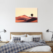 De Duinen van Namibië in het Nationaal Park Namib- Canvas Afdruk (Insitu (Slaapkamer))