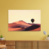 De Duinen van Namibië in het Nationaal Park Namib- Canvas Afdruk (Insitu (Woonkamer))