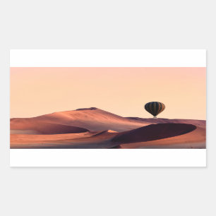 De Duinen van Namibië in het Nationaal Park Namib- Rechthoekige Sticker