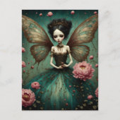 De duistere fee in de Peony Garden Briefkaart (Voorkant)
