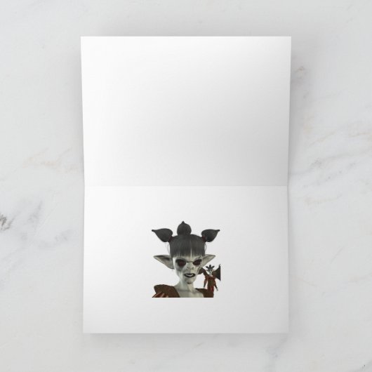 De duisternis komt Mooie Misser Piggy Birthday Kaart (Binnen)