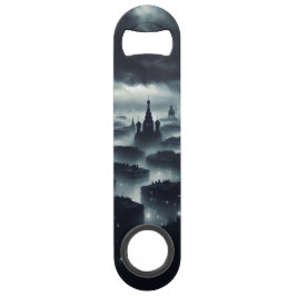 De duisternis nacht stad Steel Bottle Opener Speed Flessenopener