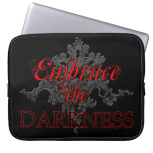 De duisternis omhelzen laptop sleeve