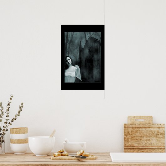 De duisternis van Angels Poster (Keuken)