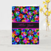 De Duitse 3D Spatie van de Kaart van de Verjaardag (Gele Bloem)