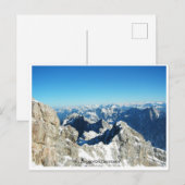 De Duitse Alpen, Zugspitze, Duitsland Briefkaart (Voorkant / Achterkant)