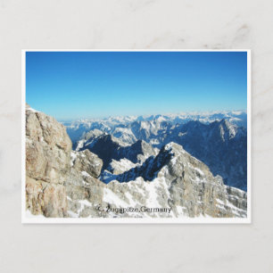 De Duitse Alpen, Zugspitze, Duitsland Briefkaart