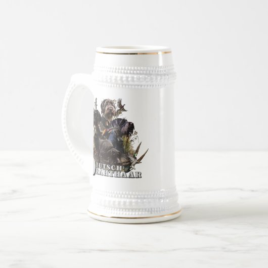 De Duitse draadaanwijzer Bierpul (Voorkant links)