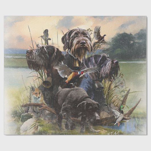 De Duitse draadaanwijzer Cadeaupapier (Vlak)