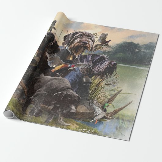 De Duitse draadaanwijzer Cadeaupapier (Uitgerold)