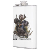 De Duitse draadaanwijzer Heupfles (Links)