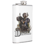 De Duitse draadaanwijzer Heupfles (Rechts)