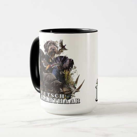 De Duitse draadaanwijzer Mok (Voorkant links)