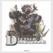 De Duitse draadaanwijzer Sticker (Vel)