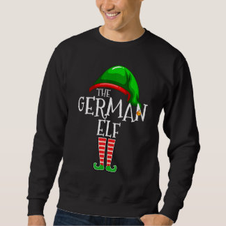 De Duitse Elf Family Matching Group Kerstmis Trui