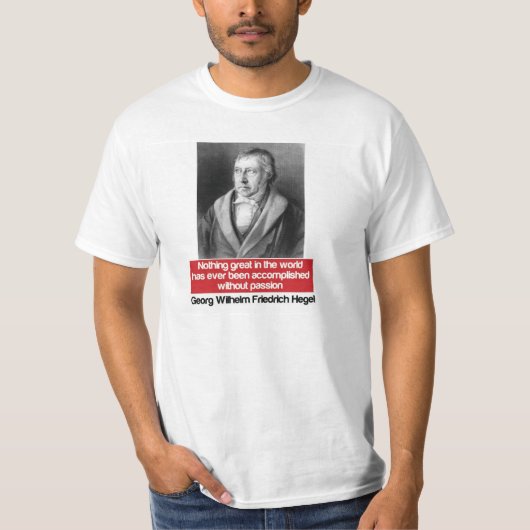 De Duitse filosoof Hegel T-Shirt (Voorkant)