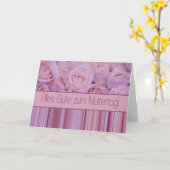 De duitse Happy Moederdag! Kaart (Gele Bloem)