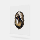 De Duitse Herder 003 Acryl Bord (Hoek)