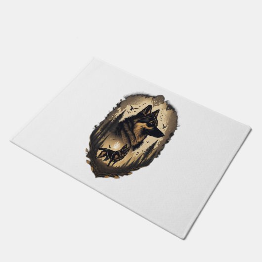 De Duitse Herder 005 Deurmat (Schuin)