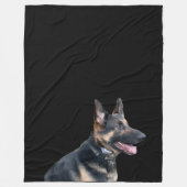 DE DUITSE HERDER gooit Fleece Deken (Voorkant)