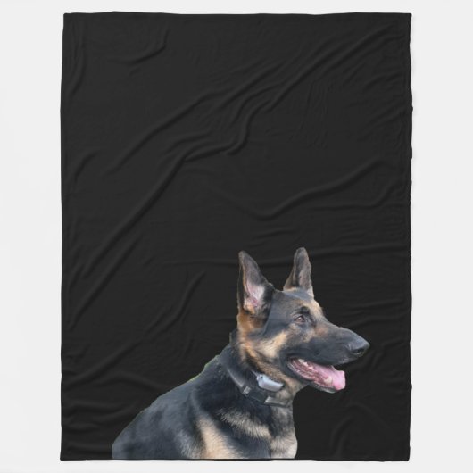 DE DUITSE HERDER gooit Fleece Deken (Voorkant)