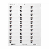 de duitse herder is een roos etiket (Full Sheet)