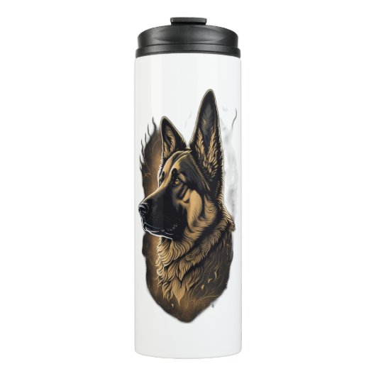 De Duitse herder Thermosbeker (Voorkant)