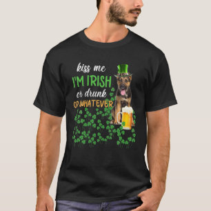 De Duitse herder weet dat ik Iers of Drink ben of T-shirt