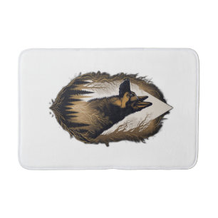 De Duitse Herdershond 003 Badmat
