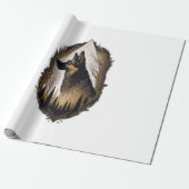 De Duitse Herdershond 003 Cadeaupapier (Uitgerold)