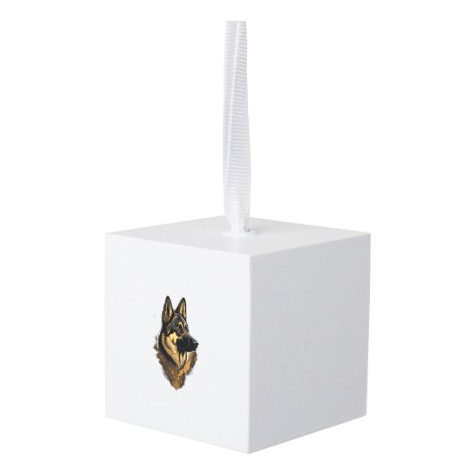 De Duitse Herdershond 004 Decoratie (Achter hoekig)