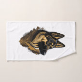 De Duitse Herdershond 004  Handdoek (Handdoek)