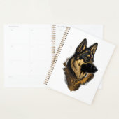 De Duitse Herdershond 004  Planner (Display)