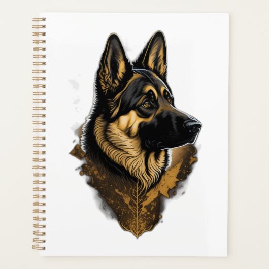 De Duitse Herdershond 004  Planner (Voorkant)