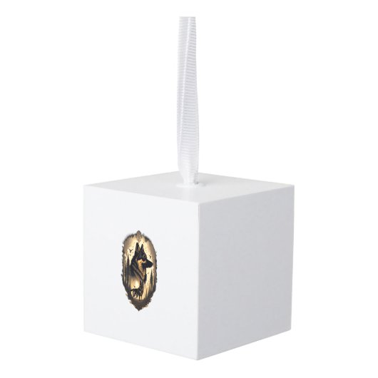 De Duitse Herdershond 005  Decoratie (Achter hoekig)