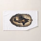 De Duitse Herdershond 005  Handdoek (Handdoek)
