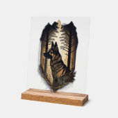 De Duitse Herdershond 006 Acryl Bord (Hoek)