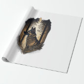 De Duitse Herdershond 006  Cadeaupapier (Uitgerold)