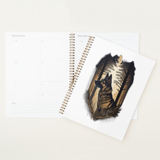 De Duitse Herdershond 006  Planner (Display)
