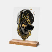 De Duitse Herdershond 007 Acryl Bord (Hoek)